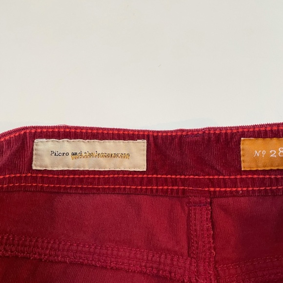 Anthropologie Pilcro Red Corduroy Pants - Picture 4 of 10